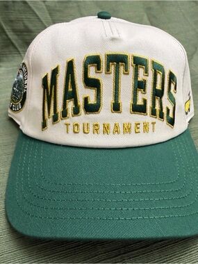 Masters 2026 Vintage Style Cream Snapback Hat NWT Unworn